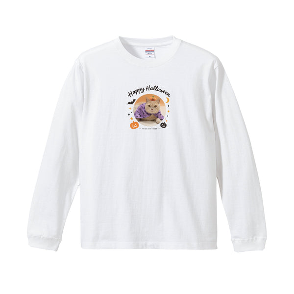 まめのすけ ハロウィン限定コットンロングTシャツ