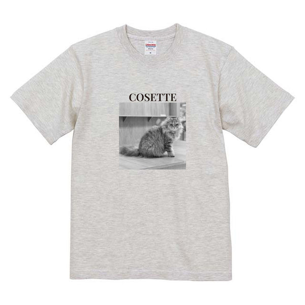 コゼット モノクロ写真コットンTシャツ