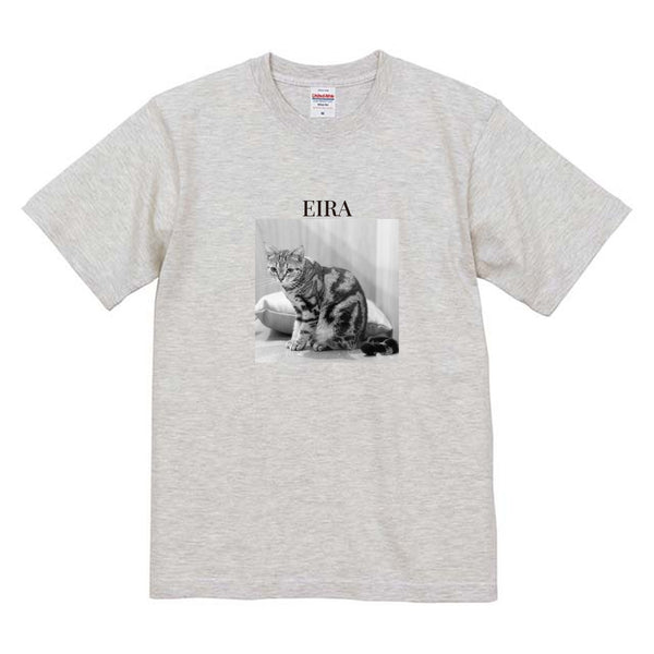エイラ モノクロ写真コットンTシャツ