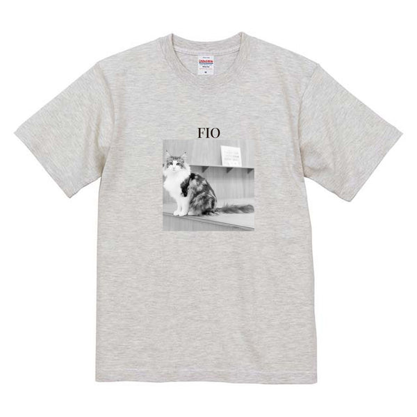 フィオ モノクロ写真コットンTシャツ