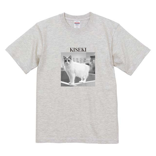 キセキ モノクロ写真コットンTシャツ
