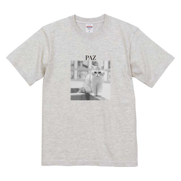 パズ モノクロ写真コットンTシャツ