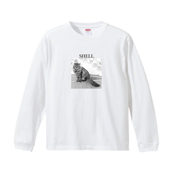 シェル コットンロングTシャツ