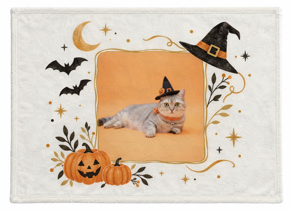 モカ ハロウィン限定ふわふわブランケット(M)