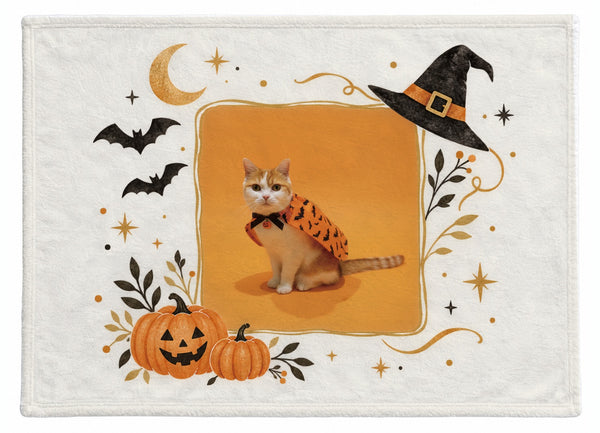 もちきな ハロウィン限定ふわふわブランケット(M)
