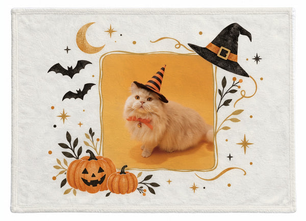 もも ハロウィン限定ふわふわブランケット（M）