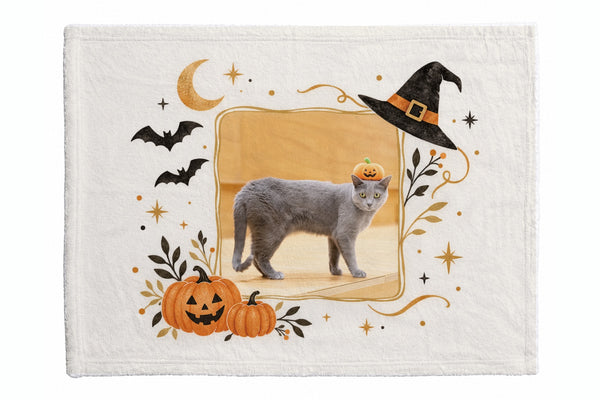 ムサシ ハロウィン限定ふわふわブランケット（S）