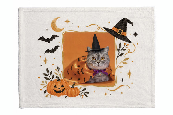 ぺちゃ ハロウィン限定ふわふわブランケット(S)