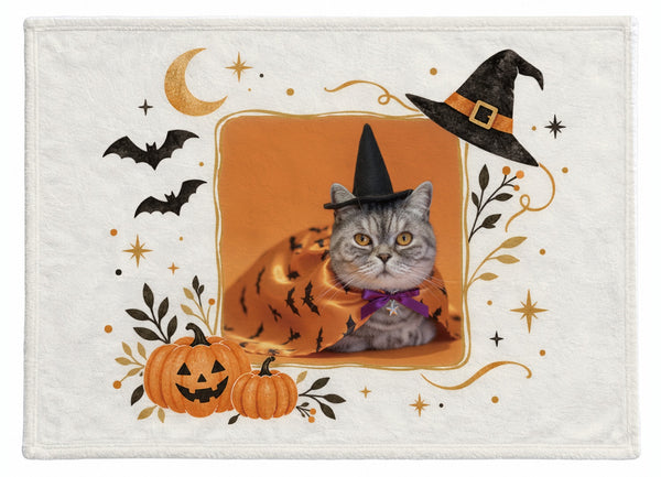 ぺちゃ ハロウィン限定ふわふわブランケット(M)