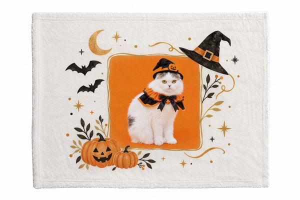 プラム ハロウィン限定ふわふわブランケット（S）