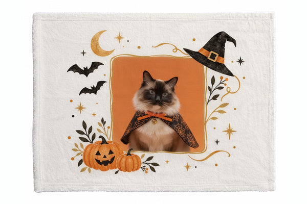 ぽんず ハロウィン限定ふわふわブランケット(S)