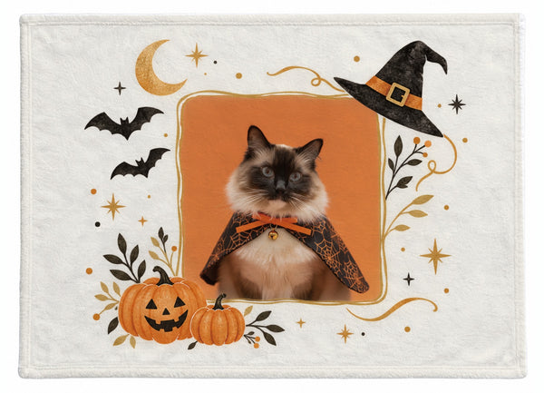 ぽんず ハロウィン限定ふわふわブランケット(M)