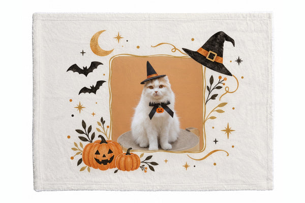 ポップ ハロウィン限定ふわふわブランケット（S）