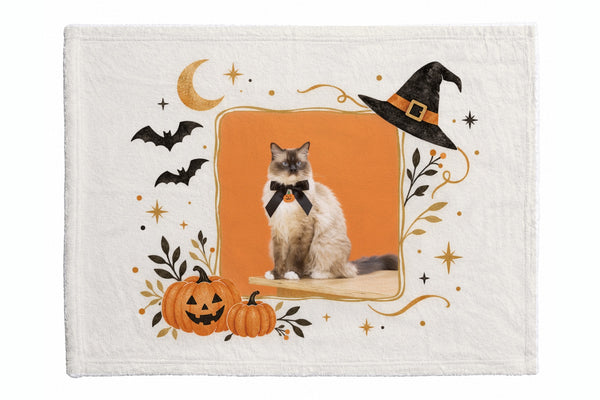 ぽぽ ハロウィン限定ふわふわブランケット（S）