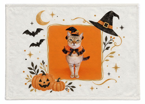 桜 ハロウィン限定ふわふわブランケット（M）