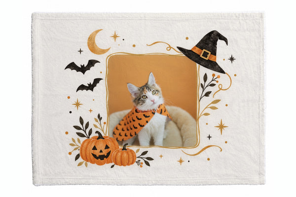 さらさ ハロウィン限定ふわふわブランケット(S)
