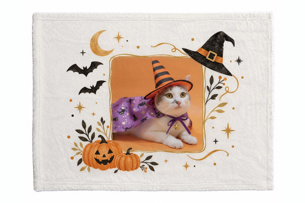 しらまる ハロウィン限定ふわふわブランケット(S)