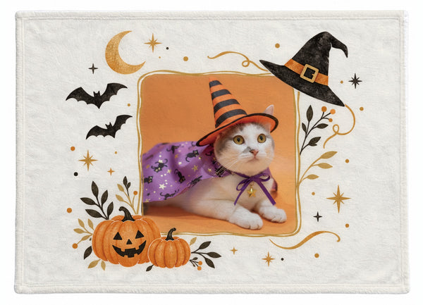 しらまる ハロウィン限定ふわふわブランケット(M)