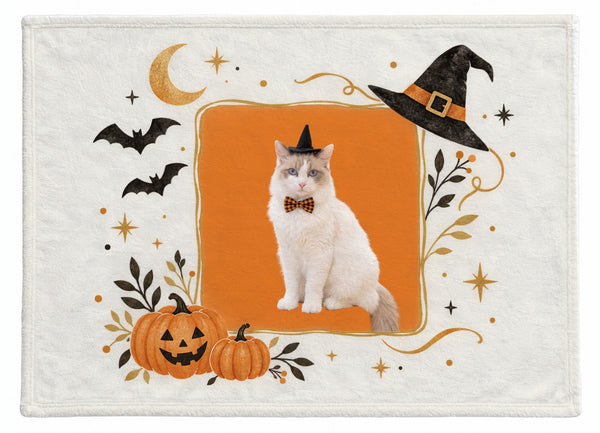 シュニ ハロウィン限定ふわふわブランケット(M)
