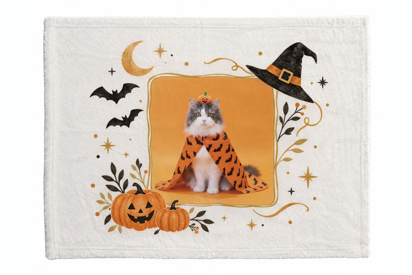 サン ハロウィン限定ふわふわブランケット(S)
