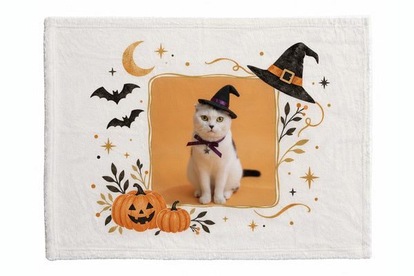うしまる ハロウィン限定ふわふわブランケット（S）