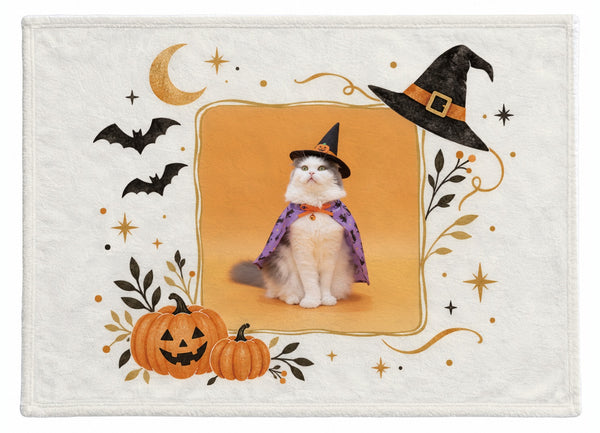 わさび ハロウィン限定ふわふわブランケット(M)