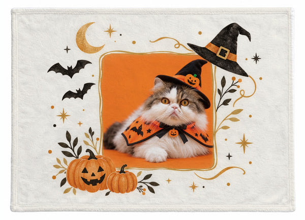 よもぎ ハロウィン限定ふわふわブランケット(M)